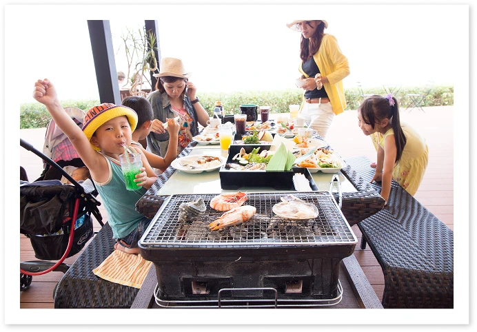ご家族、ご友人、団体でBBQをお楽しみ下さい
